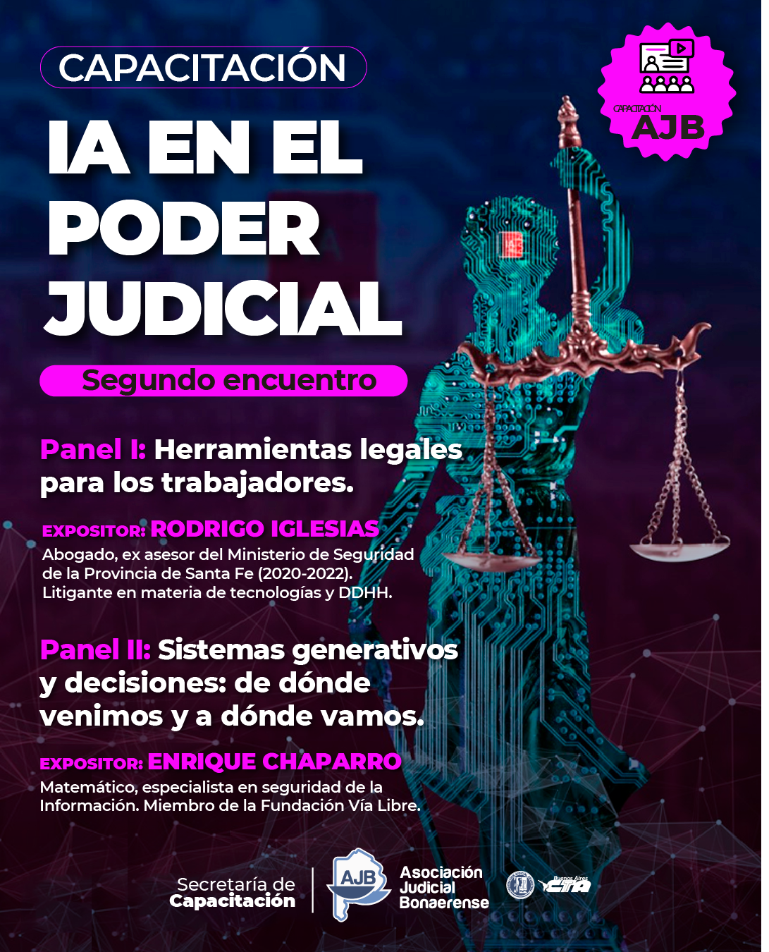 Inteligencia artificial en el Poder Judicial – Segundo encuentro