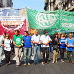 Paro y movilización a la Casa de la Provincia en la Ciudad de Buenos Aires