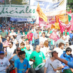 Paro y movilización a la Casa de la Provincia en la Ciudad de Buenos Aires