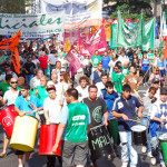 Paro y movilización a la Casa de la Provincia en la Ciudad de Buenos Aires