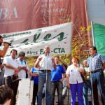 Paro y movilización a la Casa de la Provincia en la Ciudad de Buenos Aires