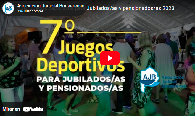 AJB. Juegos deportivos para Jubilados/as y pensionados/as 2023