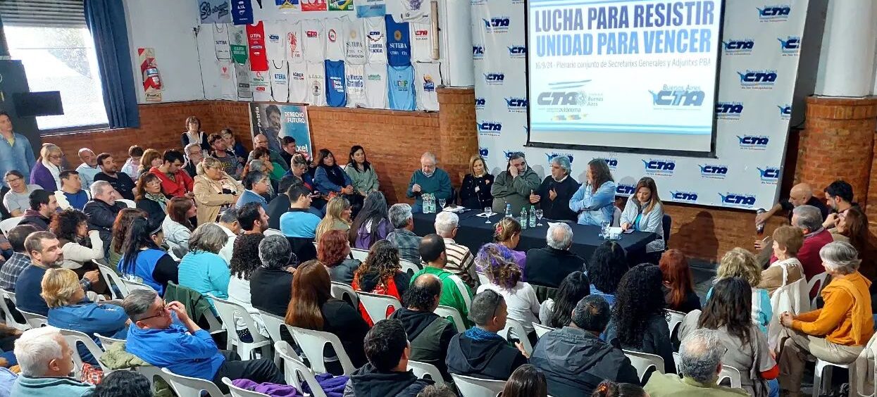 Plenario de unidad de las dos CTA de la provincia