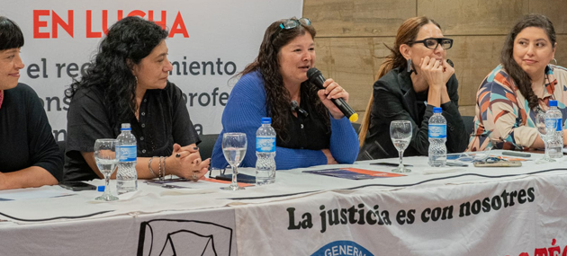 Capacitación y acompañamiento a la lucha de las y los Peritos Judiciales de Córdoba