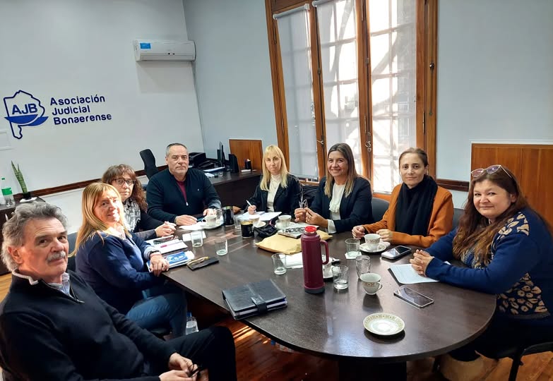 Reunión de trabajo con el Área de Jubilaciones de la SCBA